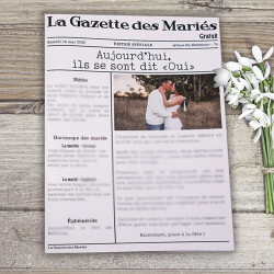 Gazette des mariés recto