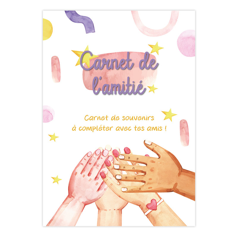 Carnet de l'amitié : à complèter avec ses amis
