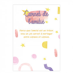 Carnet de l'amitié : à complèter avec ses amis