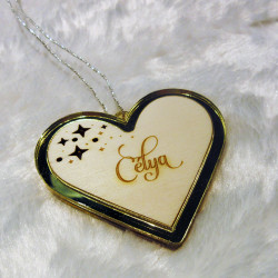 Suspension de Noël Cœur Personnalisé