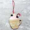 Suspension Tasse de Noël Personnalisée