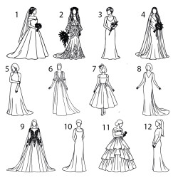 Silhouettes en fête - les silhouettes des mariés offertes !