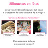 Silhouettes en fête - animation ludique